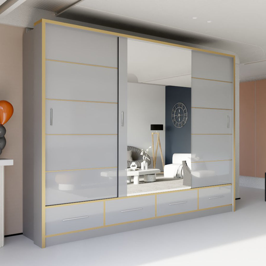 SYDNEY HIGH GLOSS WARDROBE