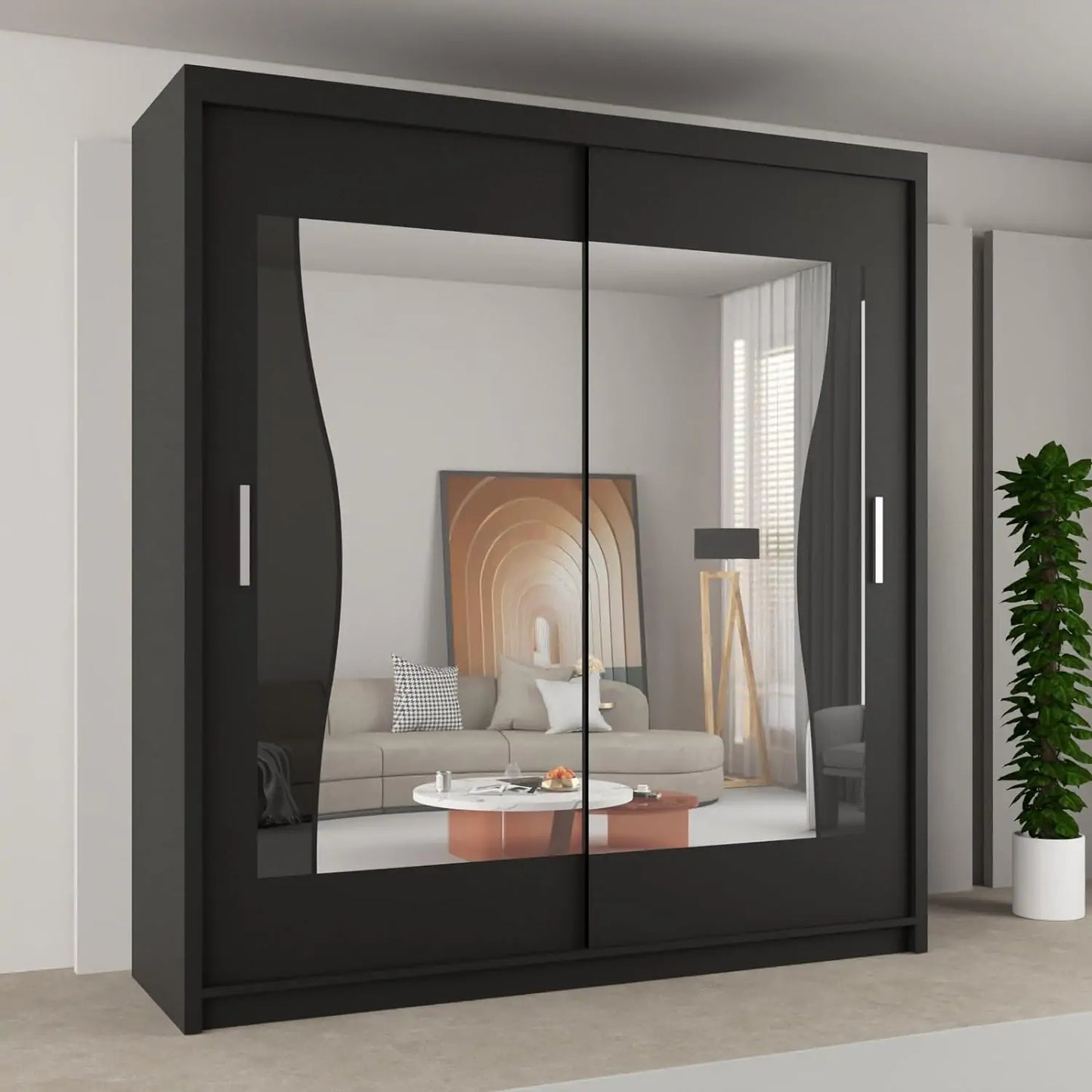 Batumi Mirror Front Wardrobe