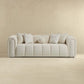 Beatrice Modern Tufted Ivory Boucle Sofa