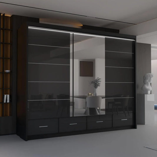 Sycylia High Gloss Wardrobe