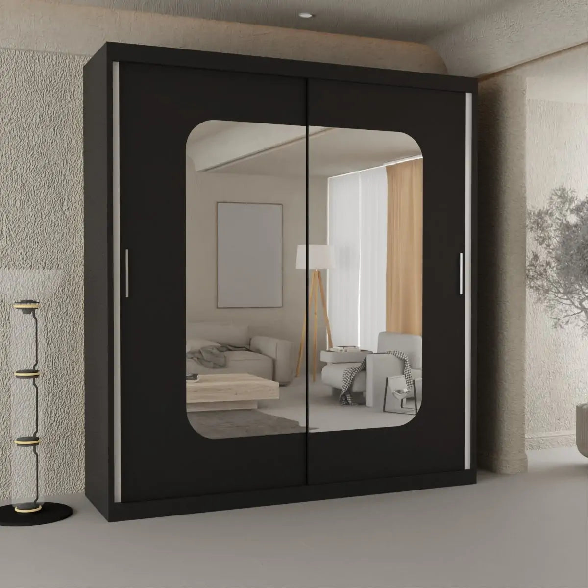 Marika Mirror Sliding Wardrobe