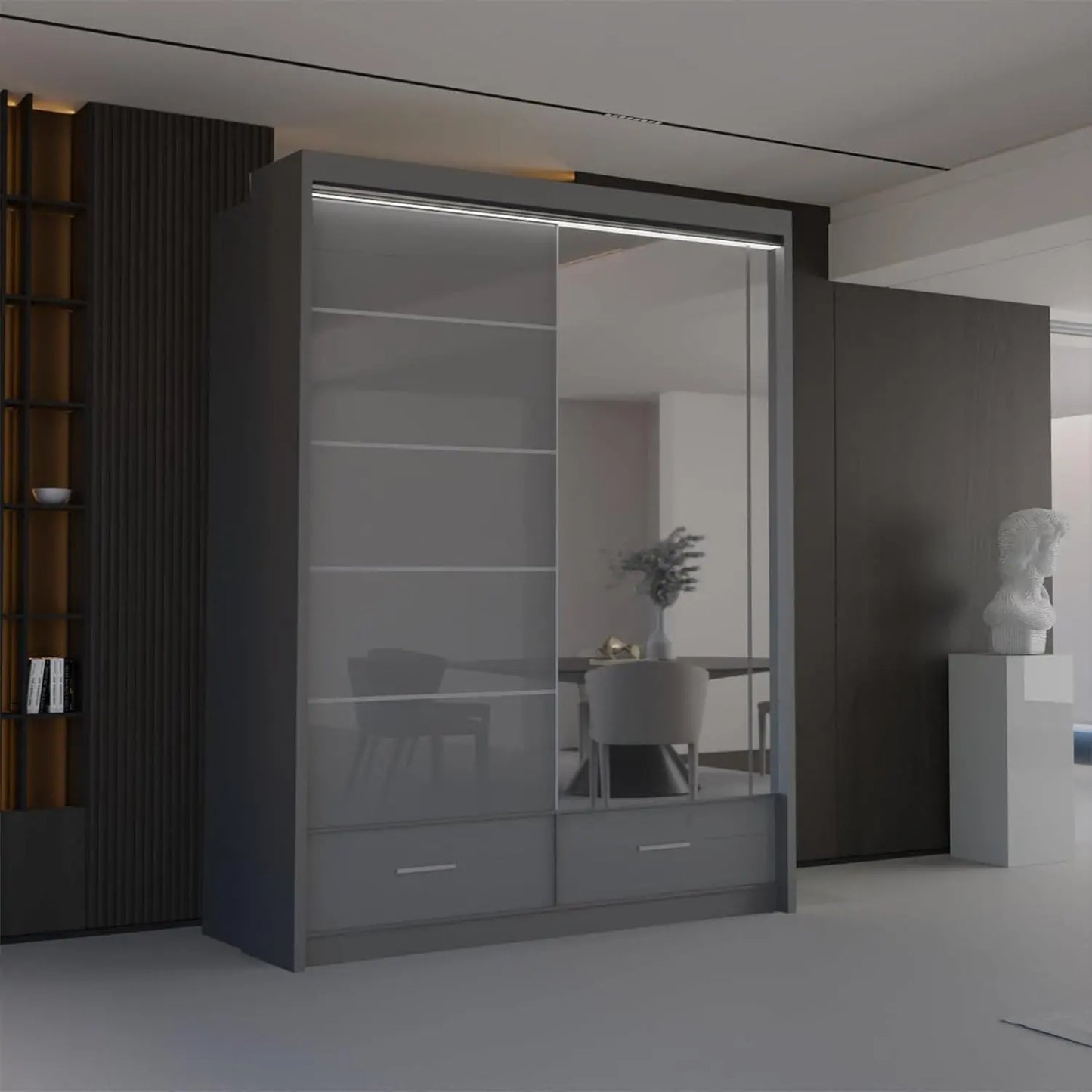 Sycylia High Gloss Wardrobe