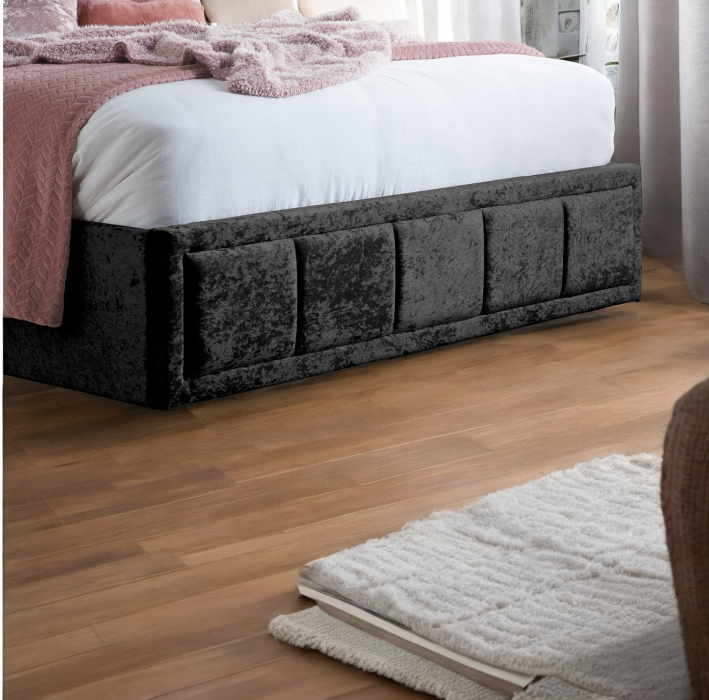 Hannover Fabric Ottoman Bed