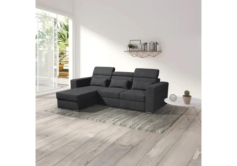 Luca Corner Sofa Bed With Storage