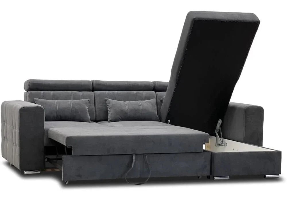 Luca Corner Sofa Bed With Storage