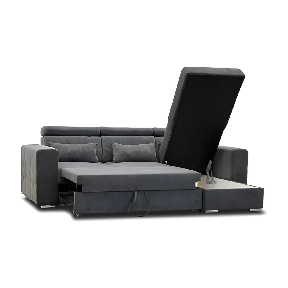 Luca Corner Sofa Bed With Storage