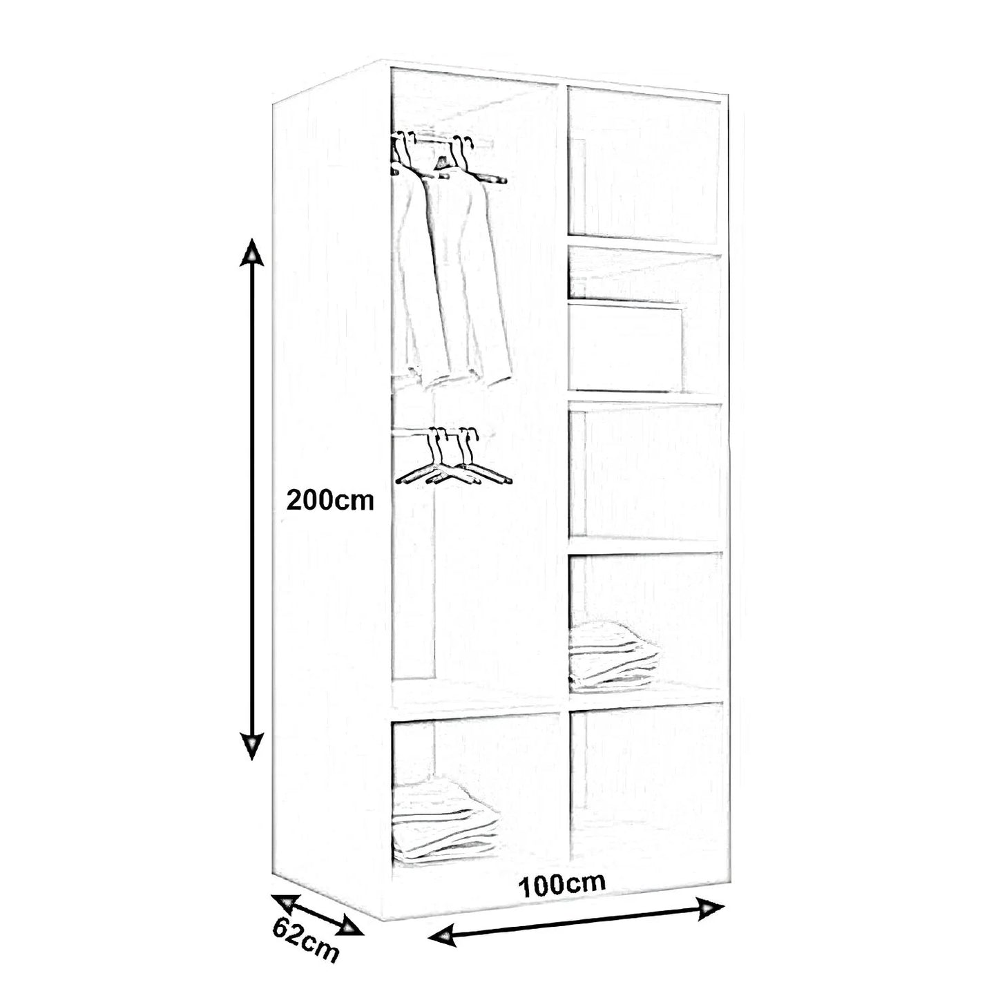 Milano Sliding Door Wardrobe