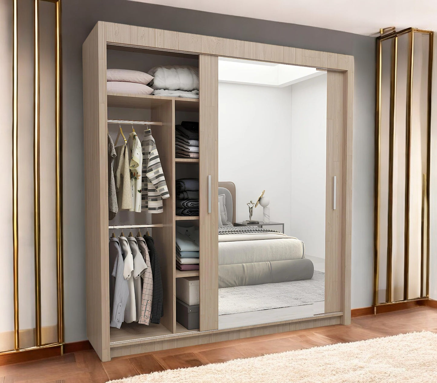 Milano Sliding Door Wardrobe