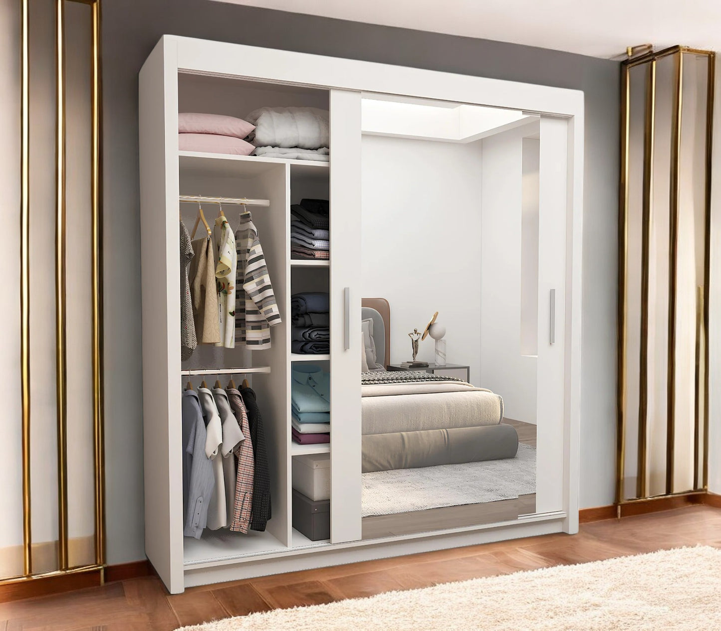 Milano Sliding Door Wardrobe