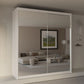 Queen Full Mirror Sliding Wardrobe