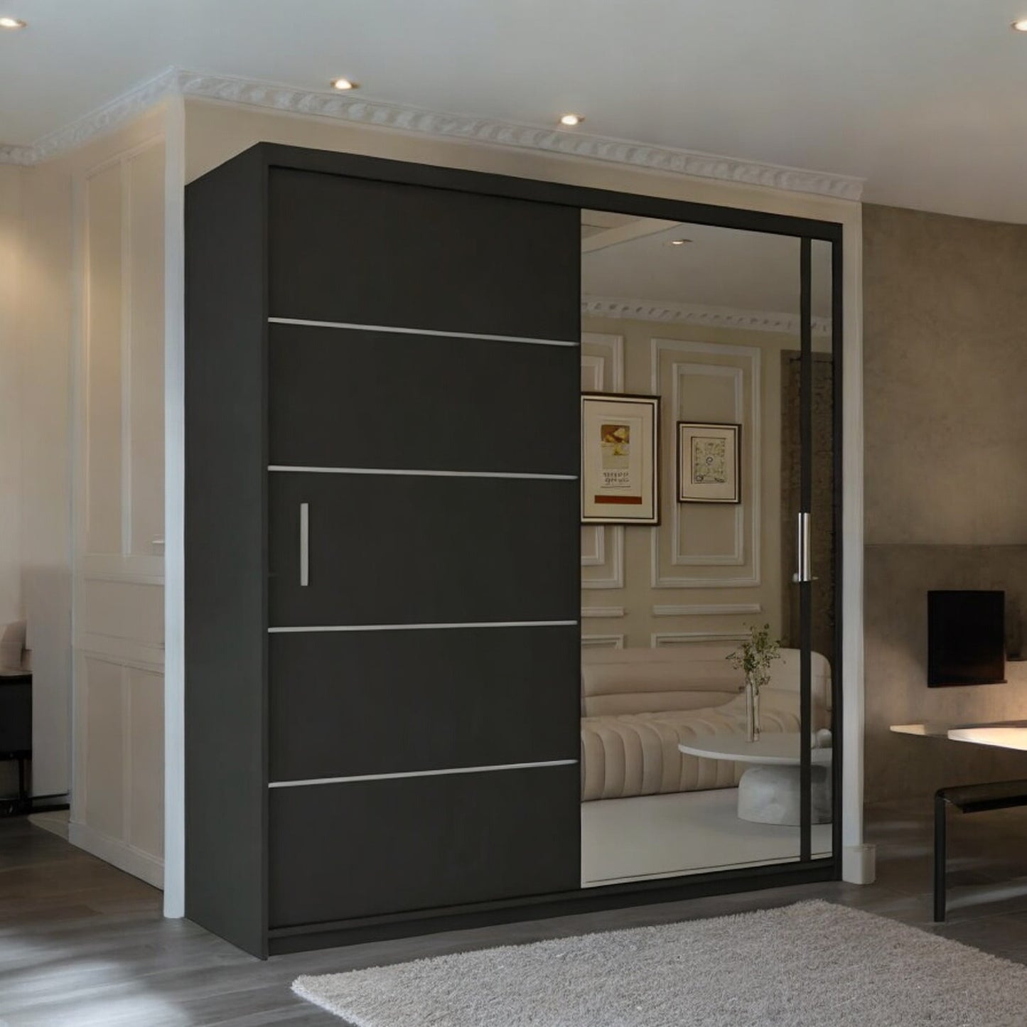 Vision New Sliding Mirror Door Wardrobe