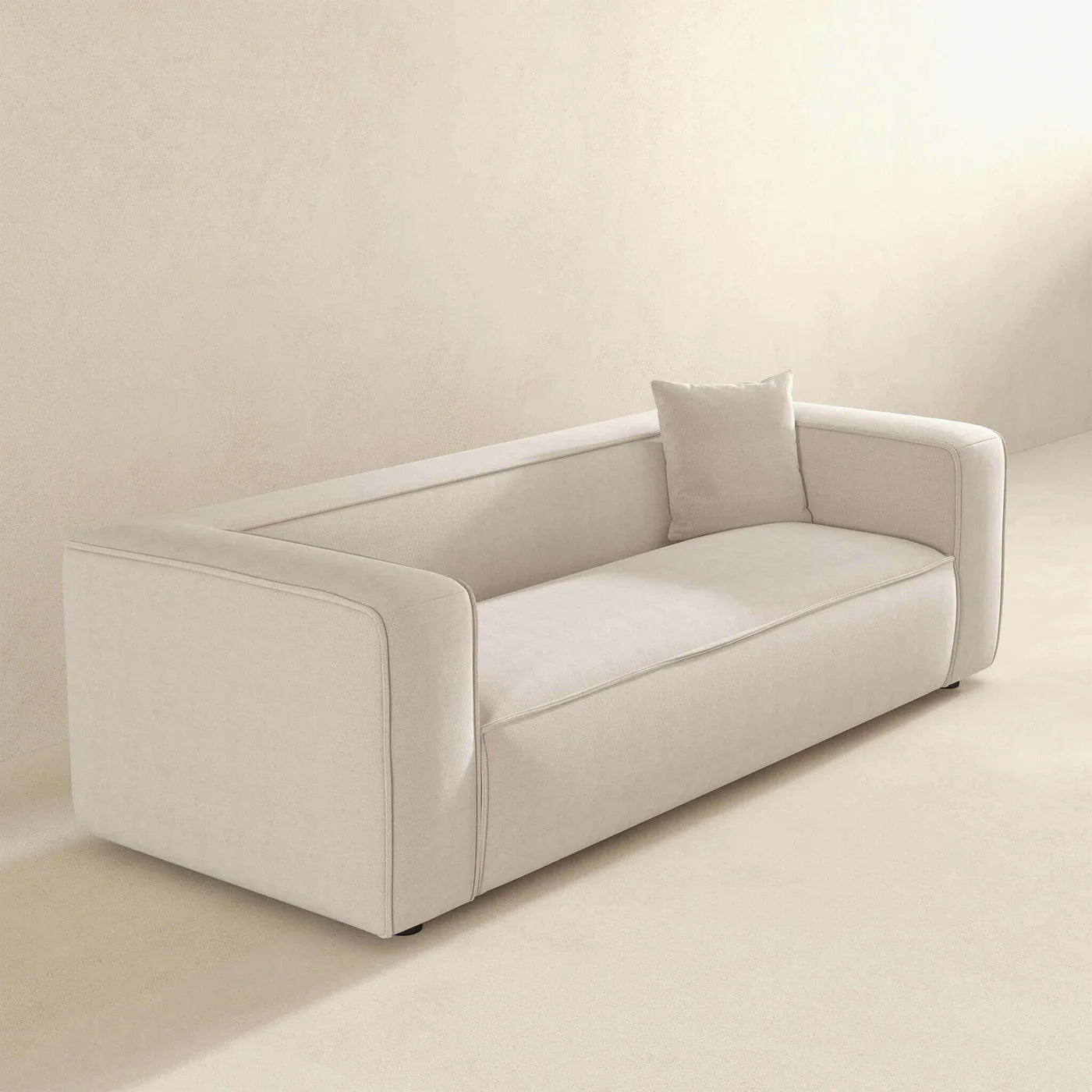 Marshall Modern Cream Boucle Sofa