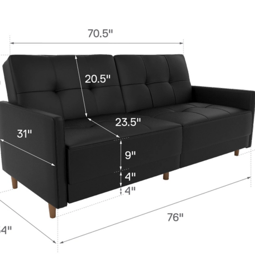 Dorel Andora Sprung Sofa Bed