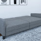 Dorel Boston Sofa Bed Grey Linen