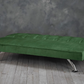 LPD Brighton Green Fabric Sofa Bed