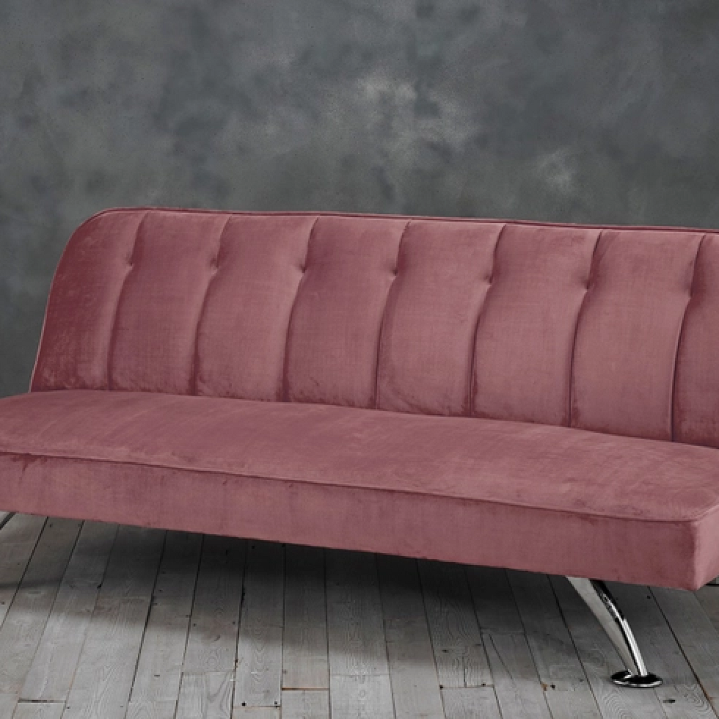 LPD Brighton Pink Fabric Sofa Bed