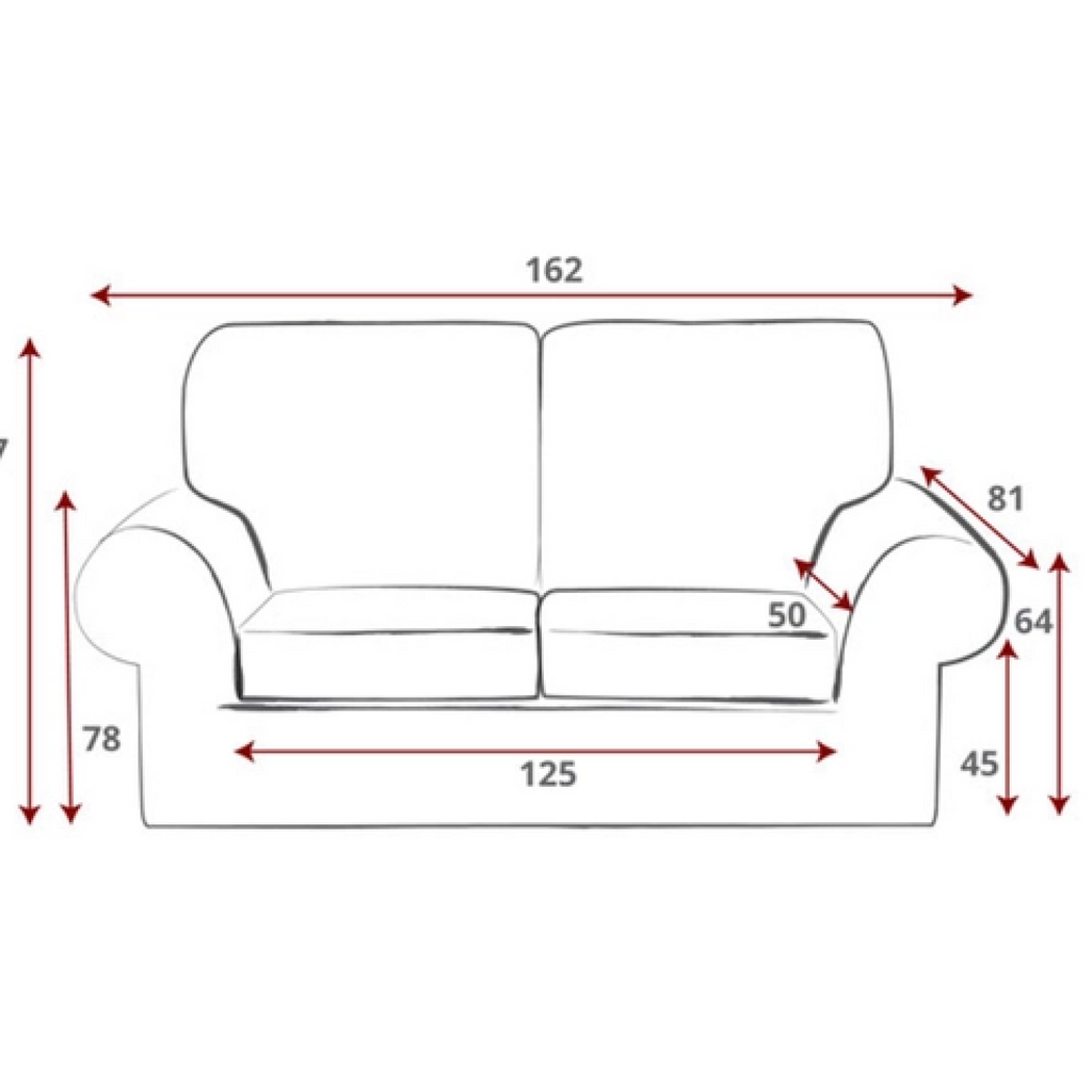 Sweet Dreams Detroit 2 Seater Fabric Sofa Bed