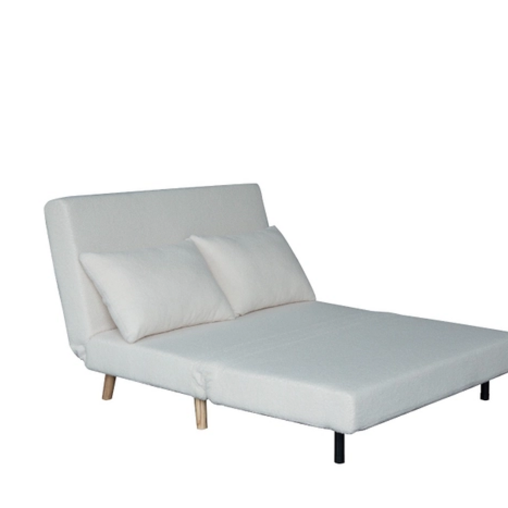 Flair Elea Boucle Fold Out Sofa Bed Cream