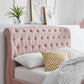 Rosa Size Double pink Bed