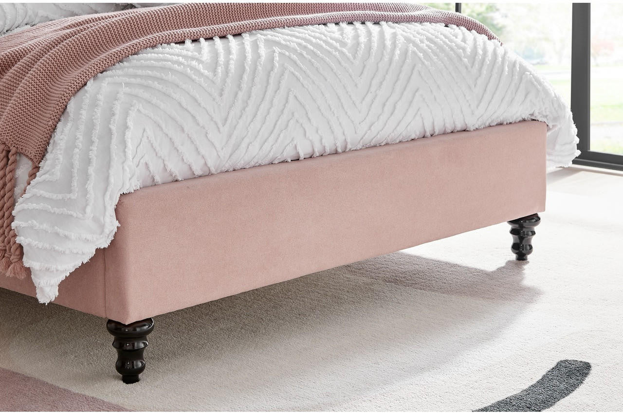 Rosa Size Double pink Bed