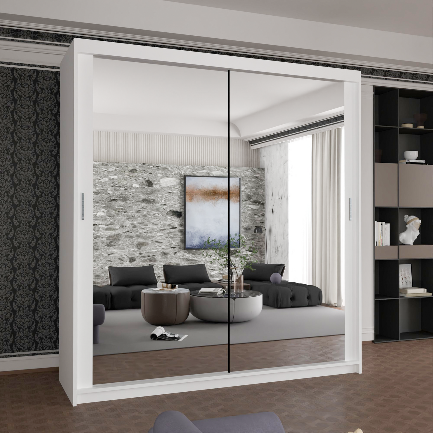 HOUSTON SLIDING MIRROR WARDROBE