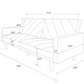 Dorel Paxson Sofa Bed